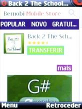 Escolha TRANSFERIR.