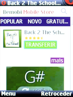 Escolha TRANSFERIR.