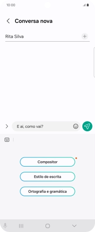 Prima Estilo de escrita.
