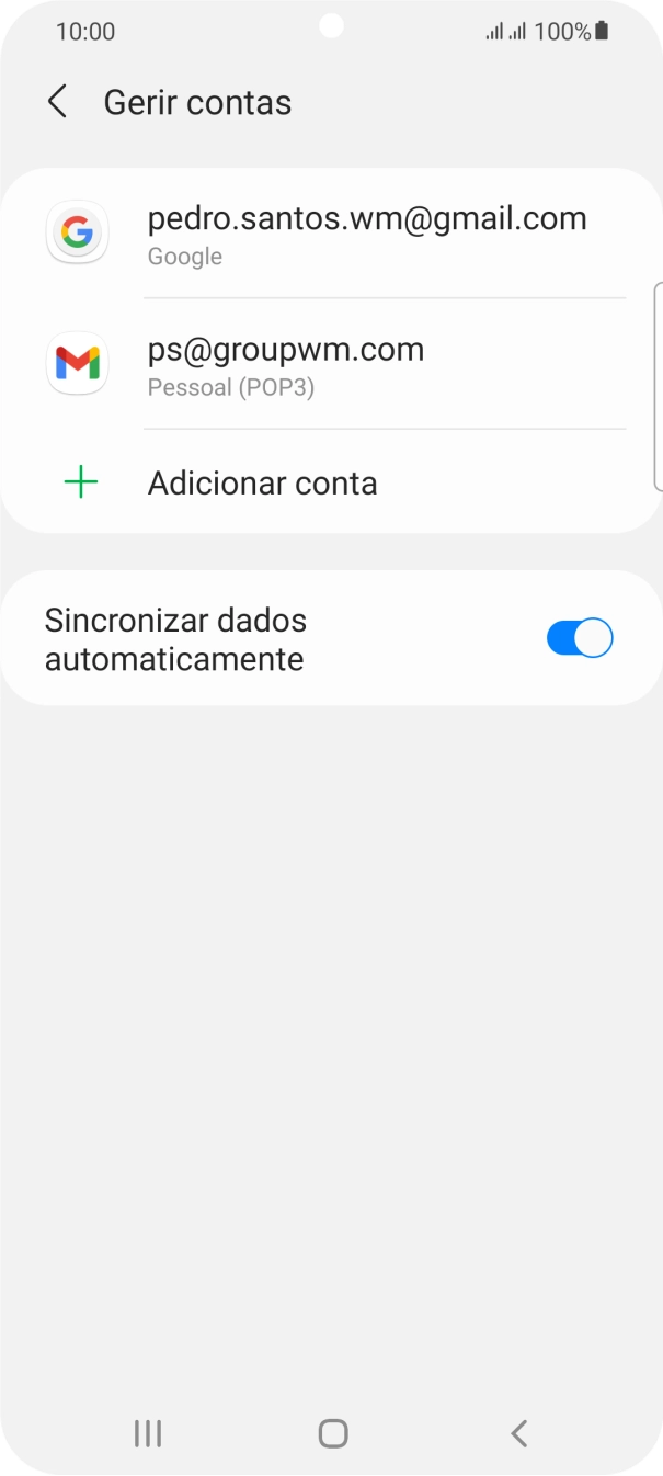 Prima a tecla de início para terminar e voltar ao ecrã inicial.
