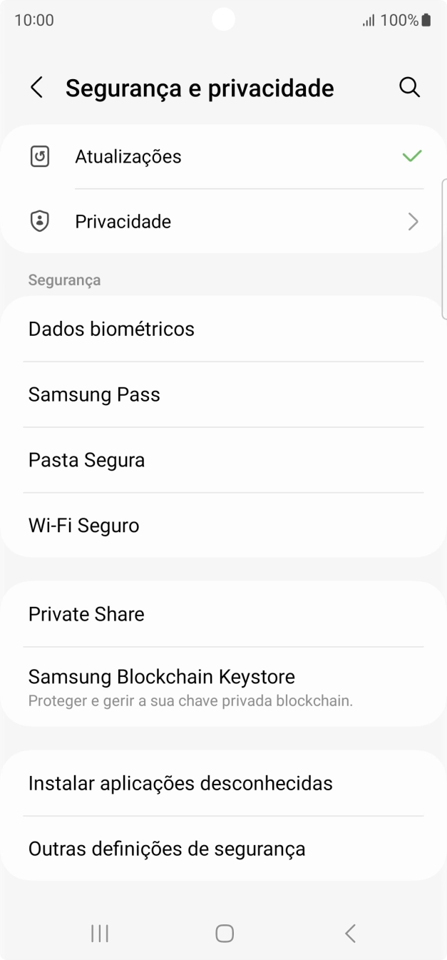 Prima Outras definições de segurança.