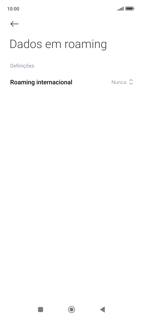 Prima a lista suspensa junto a 