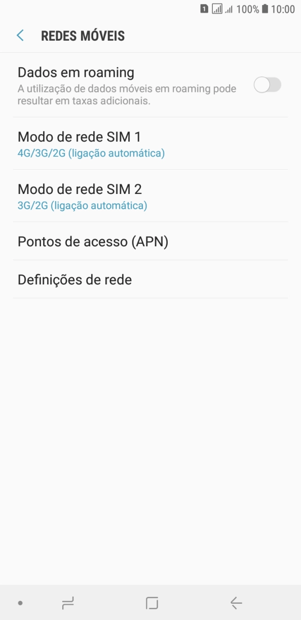 Prima Pontos de acesso (APN).