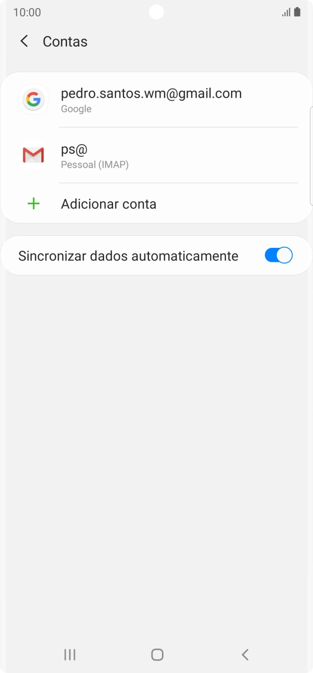Prima a tecla de início para terminar e voltar ao ecrã inicial.