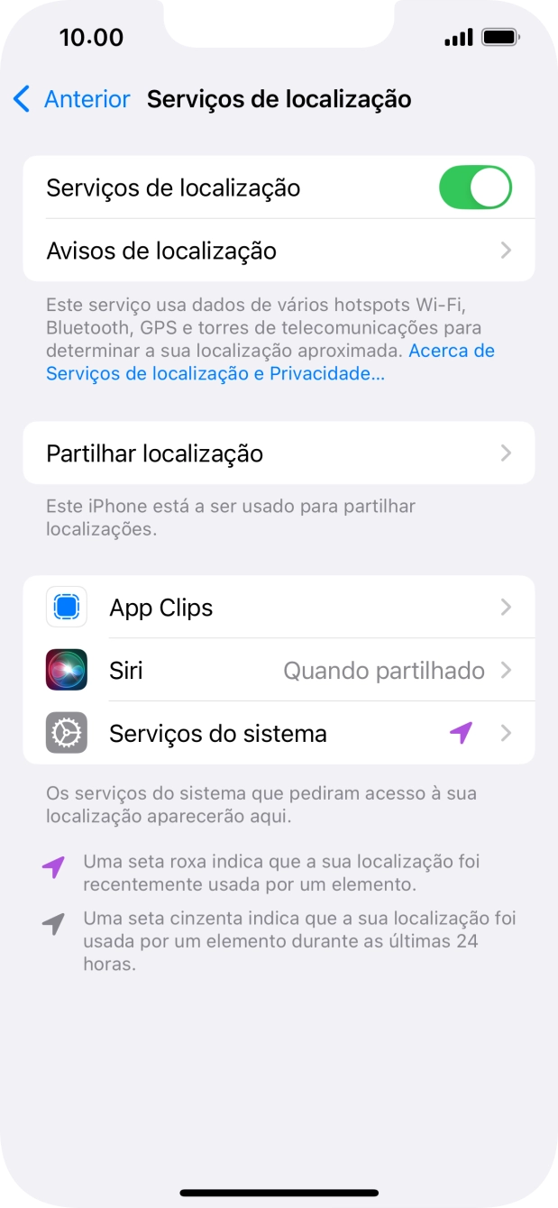 Prima a app pretendida.
