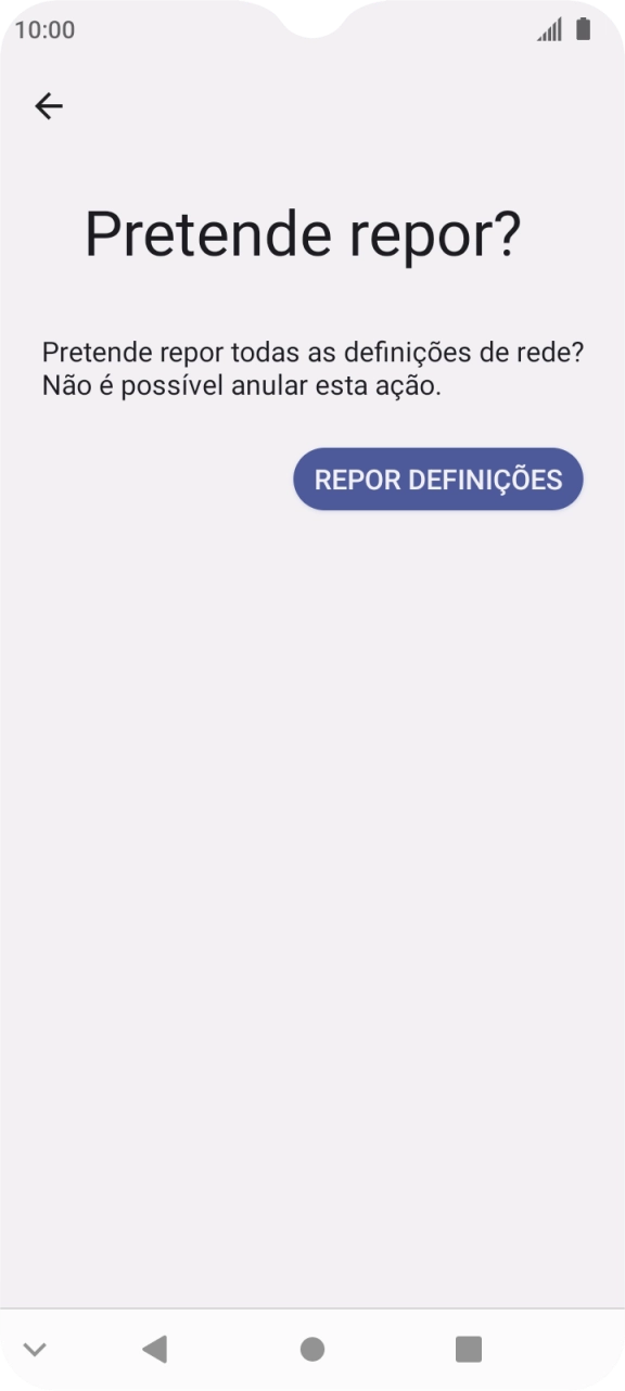 Prima REPOR DEFINIÇÕES.