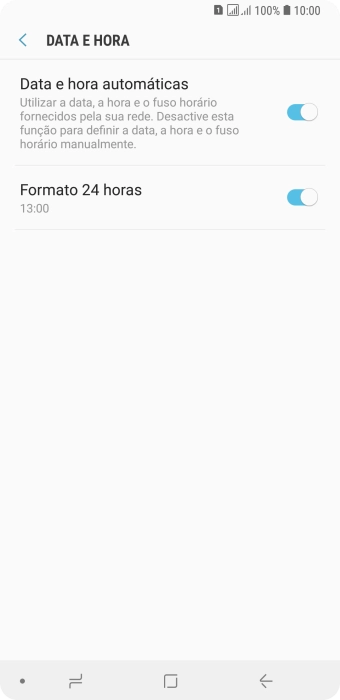 Prima a tecla de início para terminar e voltar ao ecrã inicial.