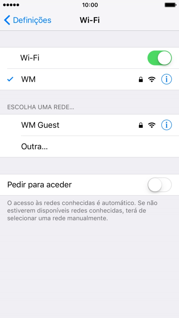 Prima a tecla de início para terminar e voltar ao ecrã inicial.