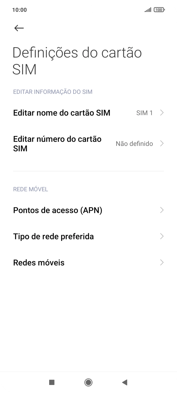 Prima Pontos de acesso (APN).