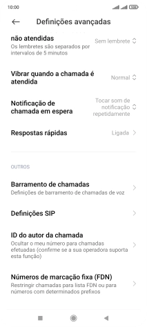 Prima ID do autor da chamada.