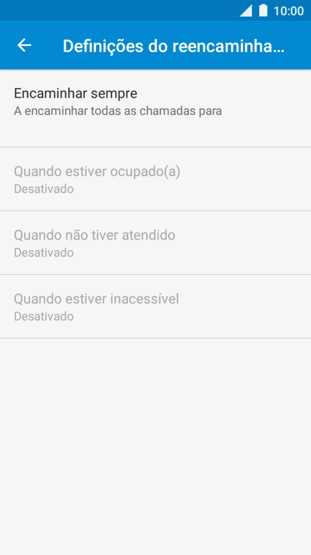 Prima a tecla de início para terminar e voltar ao ecrã inicial.