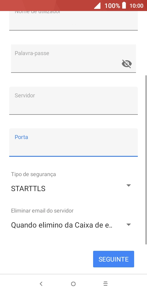 Prima a lista suspensa sob 