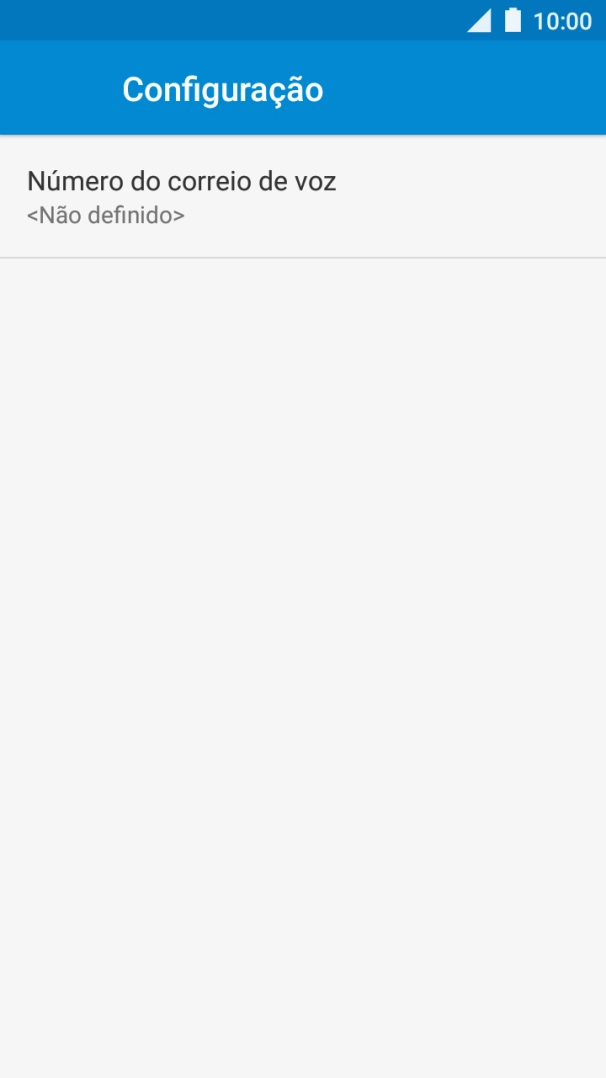 Prima Número do correio de voz.