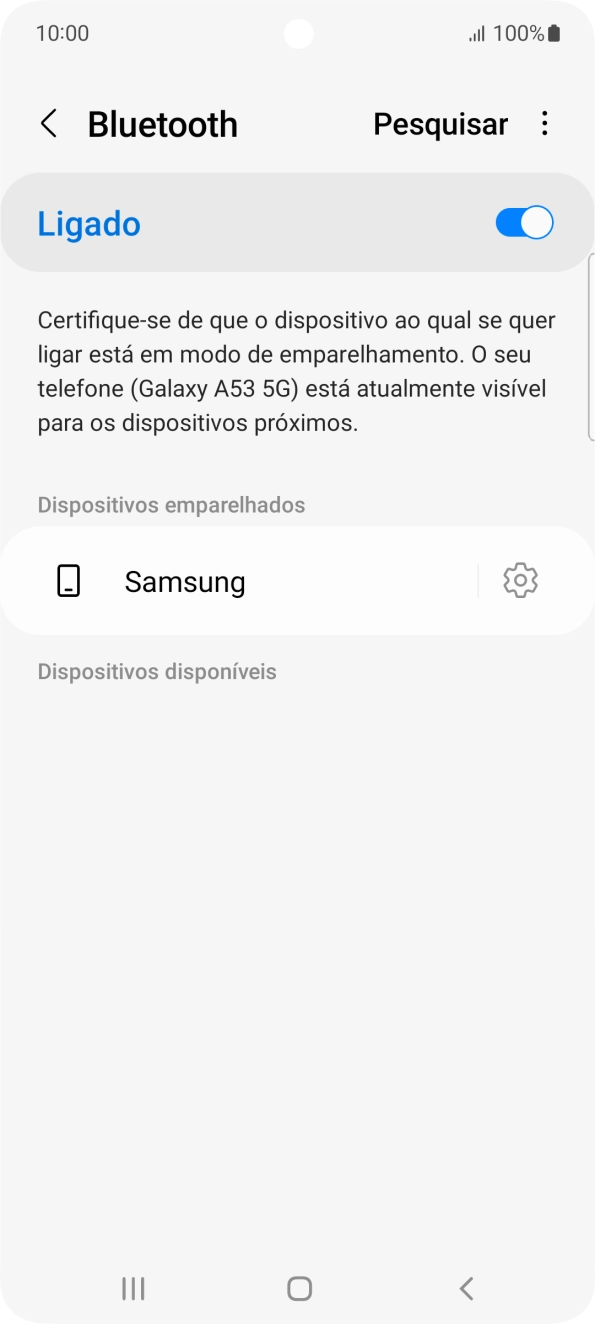 Prima a tecla de início para terminar e voltar ao ecrã inicial.