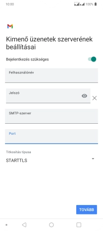 Nyisd le a „Titkosítás típusa” alatt legördülő menüt.