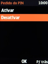 Escolha Desativar para desativar a função.