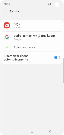 Prima a tecla de início para voltar ao ecrã inicial.