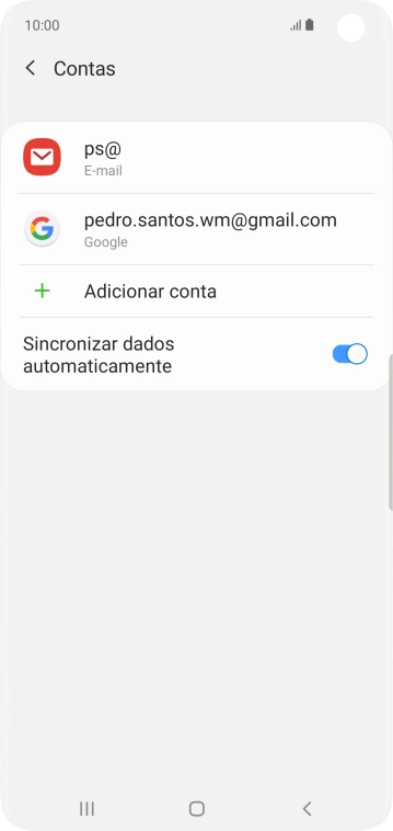 Prima a tecla de início para voltar ao ecrã inicial.