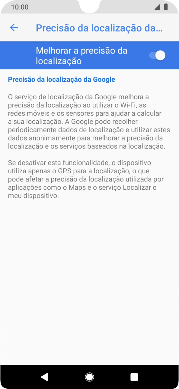 Se premir o indicador junto a 