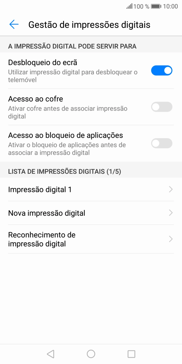 Prima a tecla de início para terminar e voltar ao ecrã inicial.
