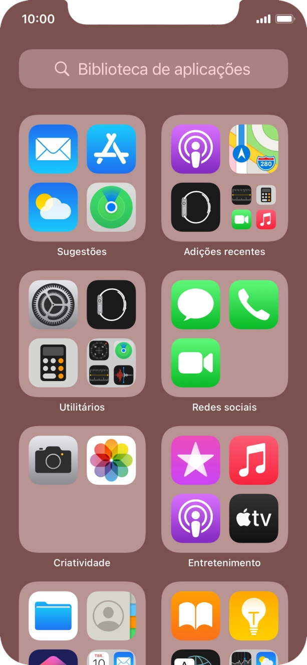 Prima a app pretendida.