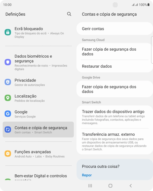 Prima Gerir contas.