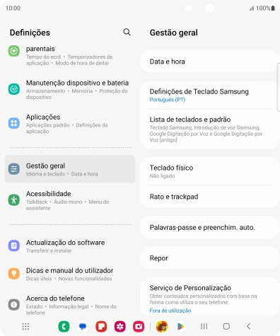 Prima Data e hora.
