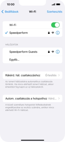 Húzd az ujjad felfelé a kijelző aljáról, hogy visszatérj a kezdőképernyőhöz.
