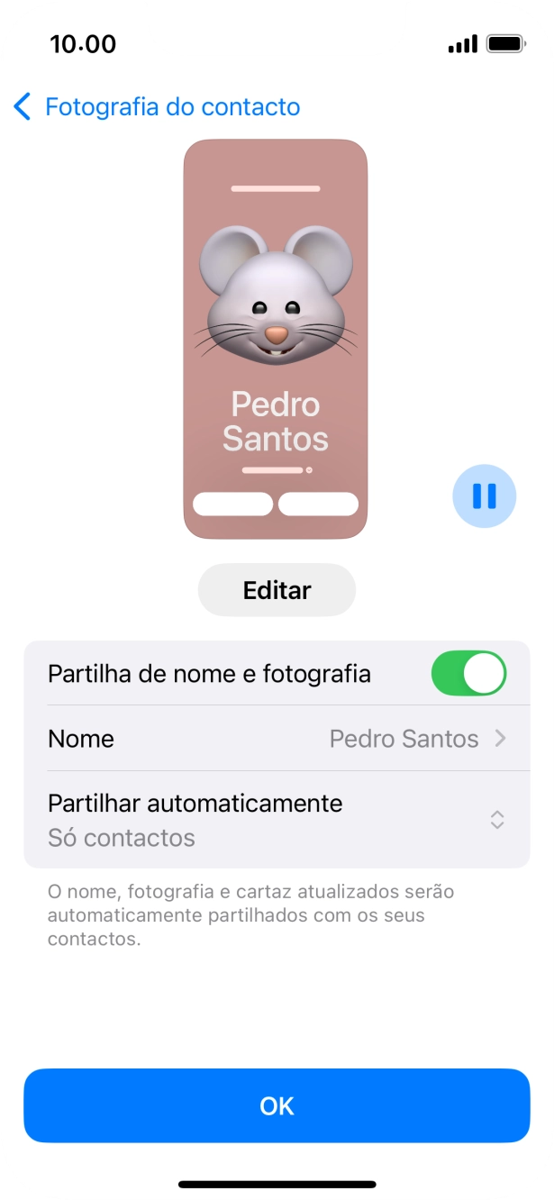 Prima o indicador junto a 