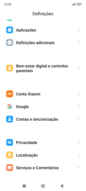 Prima Definições adicionais.