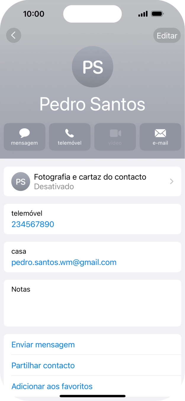 Prima Fotografia e cartaz do contacto.