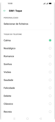 Prima Selecionar de ficheiros.
