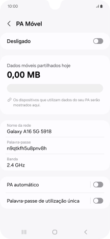 Prima Nome da rede.