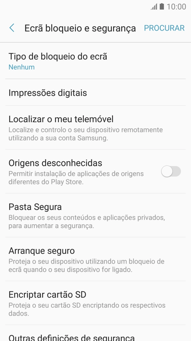 Prima a tecla de início para terminar e voltar ao ecrã inicial.