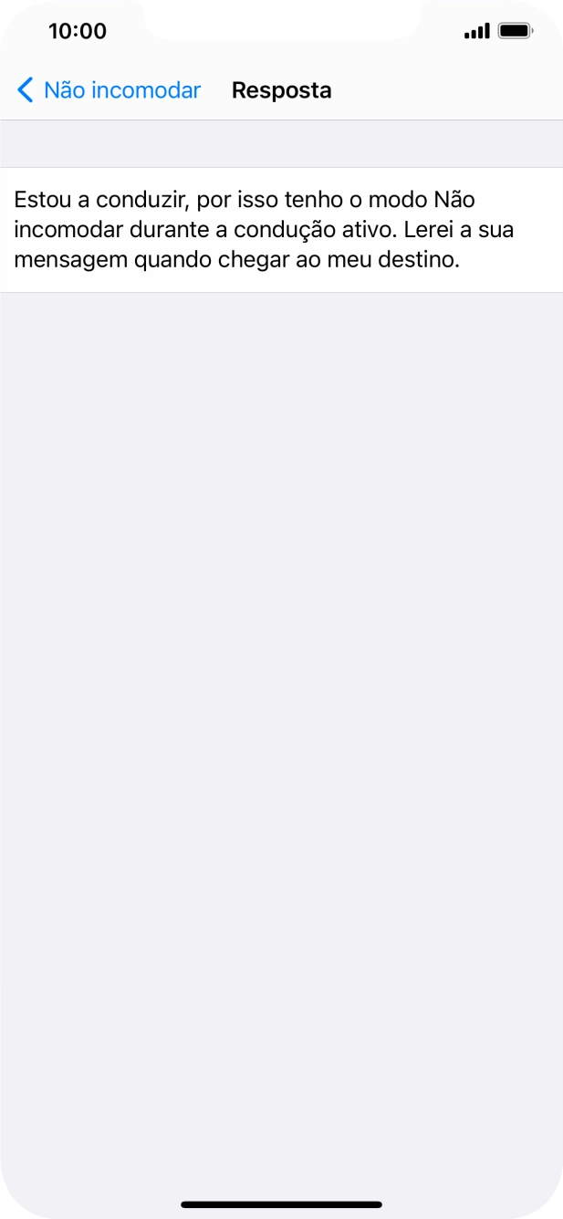 Para voltar ao ecrã inicial, deslize o dedo de baixo para cima a partir da base do ecrã.
