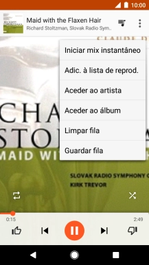 Prima Adic. à lista de reprod..