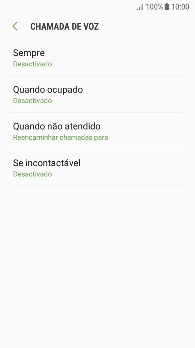 Prima a tecla de início para terminar e voltar ao ecrã inicial.