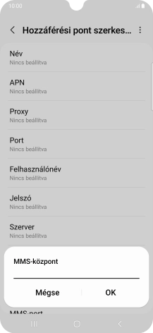Írd be azt, hogy http://mms.vodafone.hu/servlets/mms, és válaszd az OK lehetőséget.