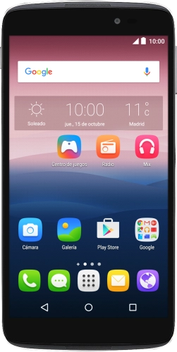 Imagen 1: Vista frontal del Alcatel Idol 3 (5.5) - Black