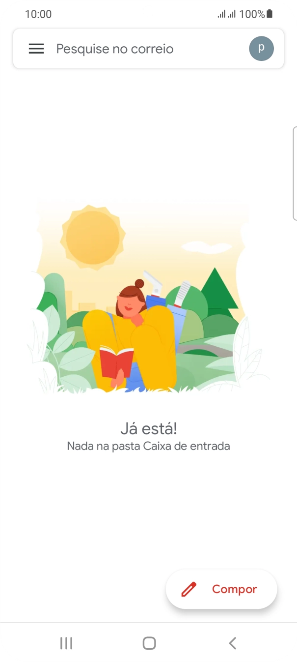 Prima o ícone de perfil.