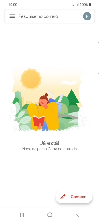 Prima o ícone de perfil.