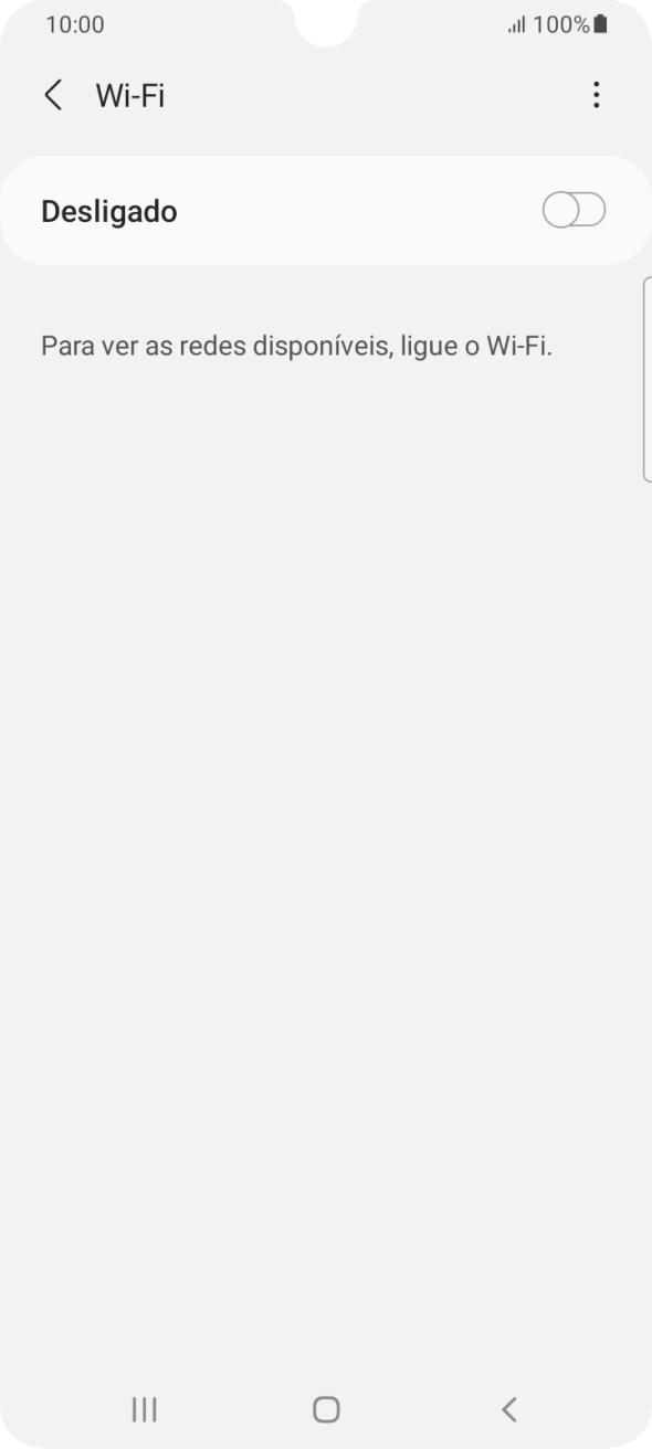 Prima o indicador para ativar a função.