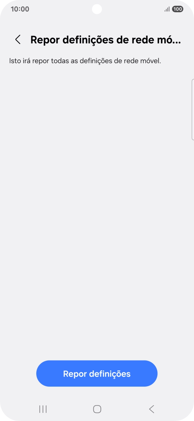 Prima Repor definições.