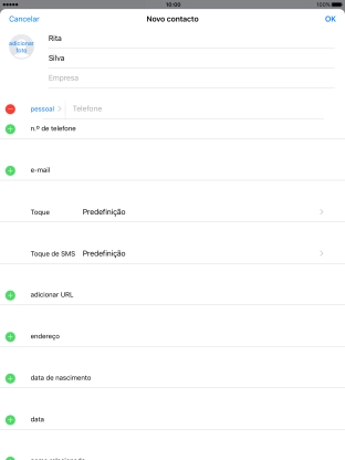 Prima Telefone e introduza o número de telefone pretendido.