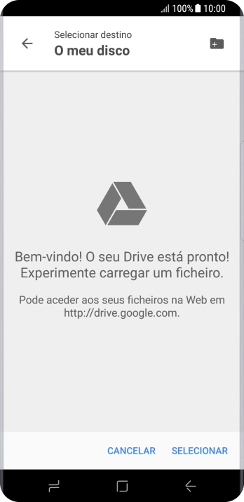 Prima o ícone de nova pasta.