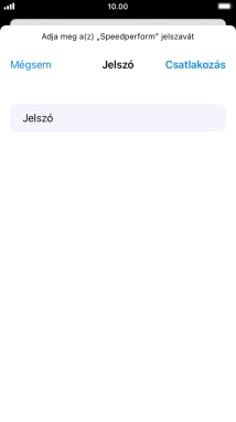 Írd be a Wi-Fi hálózatodhoz tartózó jelszót, és válaszd a Csatlakozás lehetőséget.