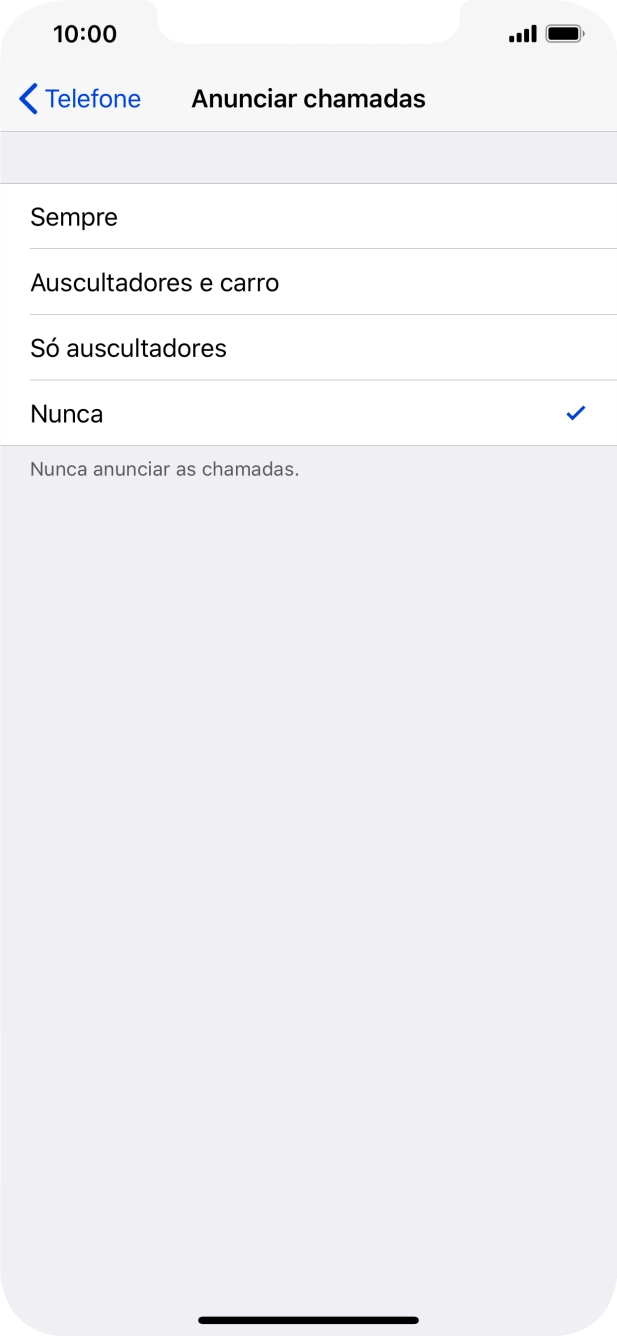 Prima Sempre para ativar a função sempre que o perfil silencioso está desativado.