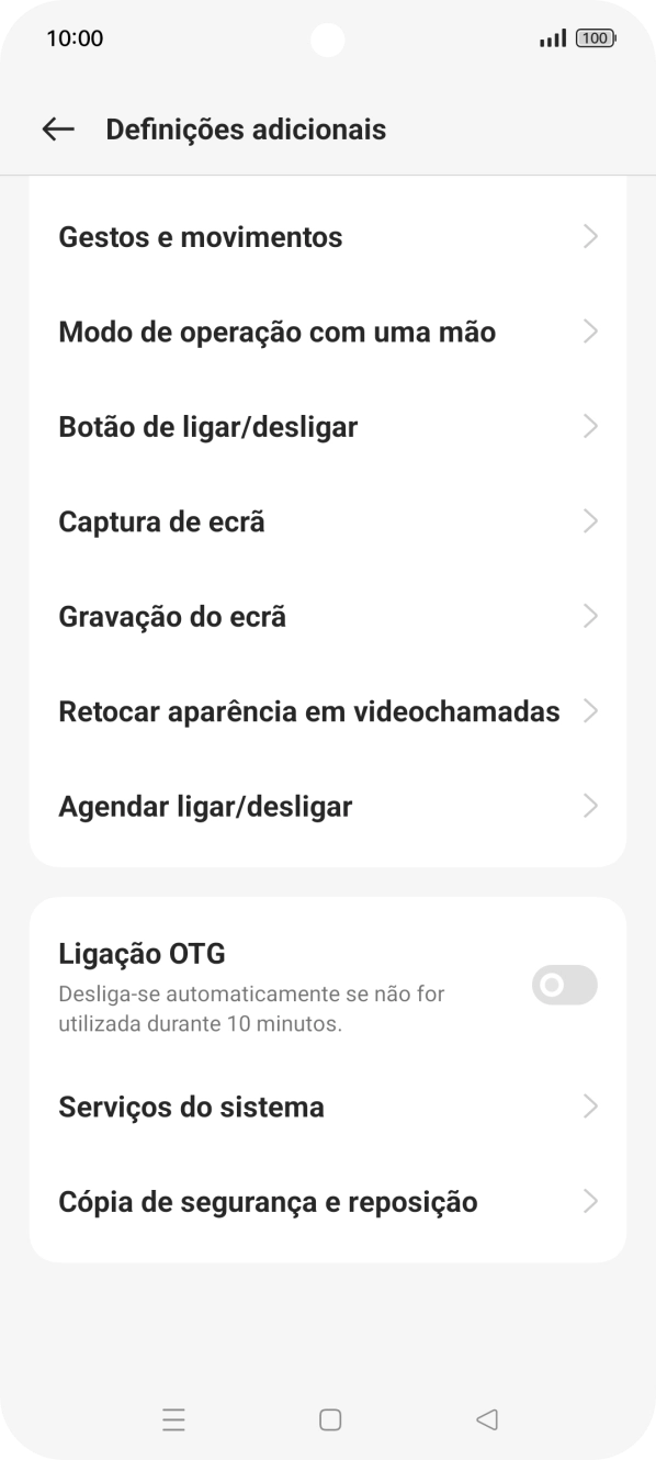 Prima Cópia de segurança e reposição.