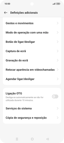 Prima Cópia de segurança e reposição.