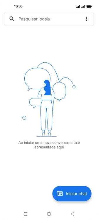 Prima Iniciar chat.